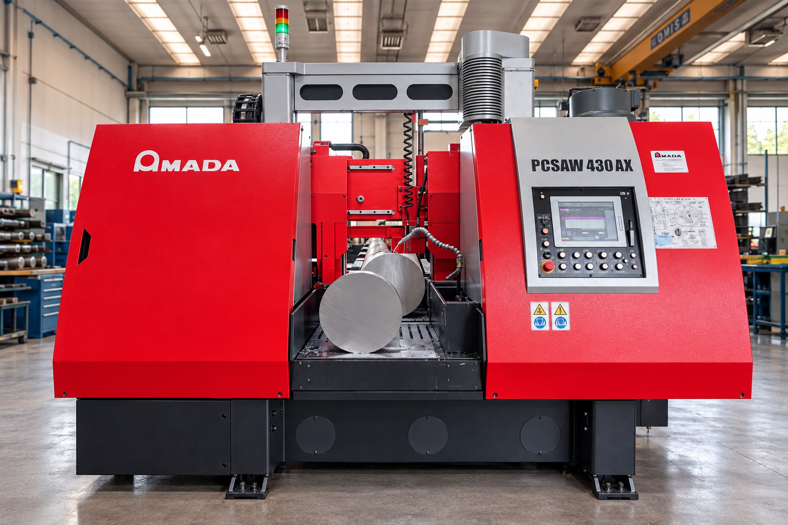 Amada PCSAW 430 per il taglio metalli O.M.T. Bruno Matteo